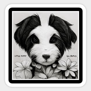 little puppy Sticker